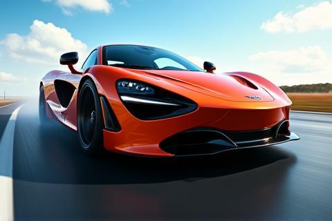Dynamic sports car example from Safar Drive India fleet